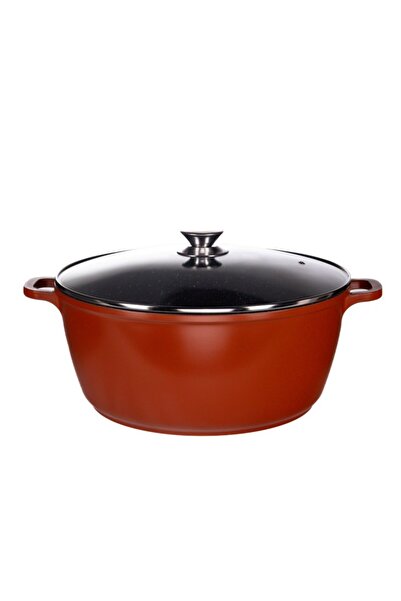 Antoniabeautyshop Aluminum saucepan, ceramic, glass lid, 36cm, 13L, Grunberg ...