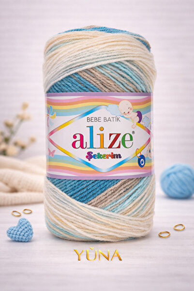 Alize Bebe Batik Great Soft Non-Pilling Knitting Yarn for Babies 4398