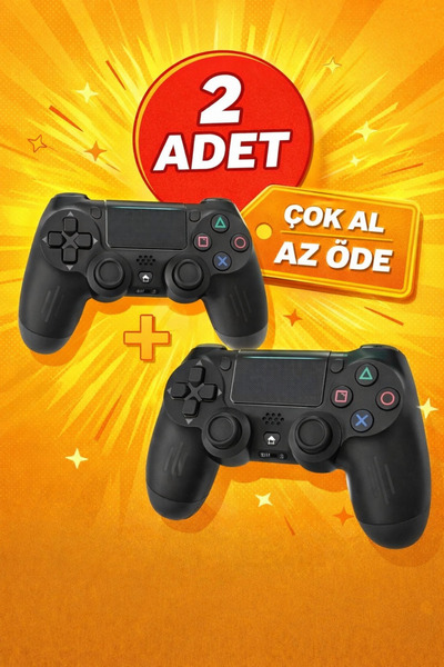 shop PS4 Joystick Tablet Telefon Pc PS 4 Uyumlu Titreşimli Oyun Kolu 2 Adet.