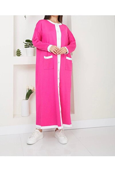 moda dıcasso كارديجان كامل الطول من ميرسينيزي مصنوع من خيوط باردة