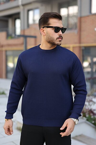 Hiccup Janes Rib Knit Round Neck Sweater