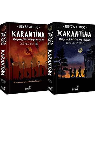 İndigo Kitap Karantina 3 Karton Kapak ve Karantina 5 Karton Kapak (Beyza Alko...
