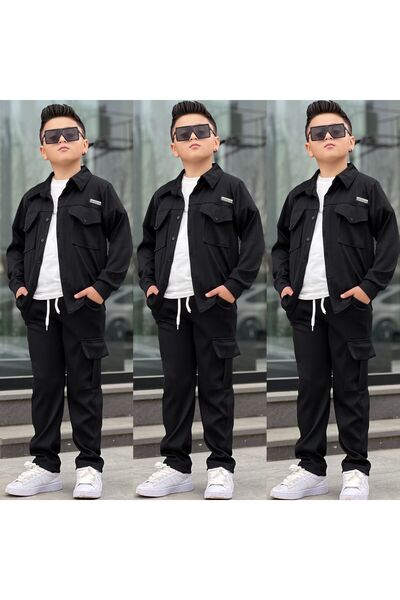 muzur r kids muzur r kids БАЙРАМЛИК МОДЕН МОДЕН КОМПЛЕКТ ОТ 3 ЧАСТИ ЗА МОМЧЕ:...