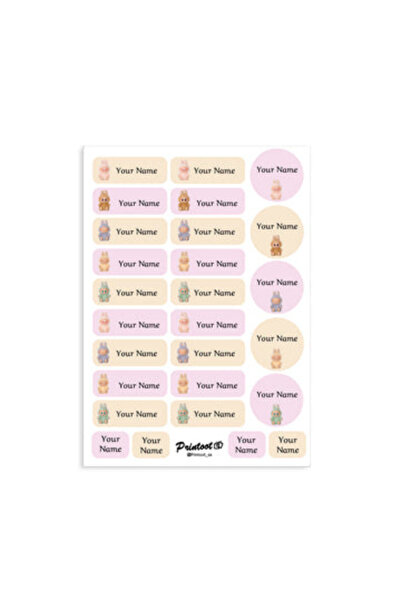 Printoot Labubu Stickers Featuring Artistic Monster Icons and High-Quality Ad...
