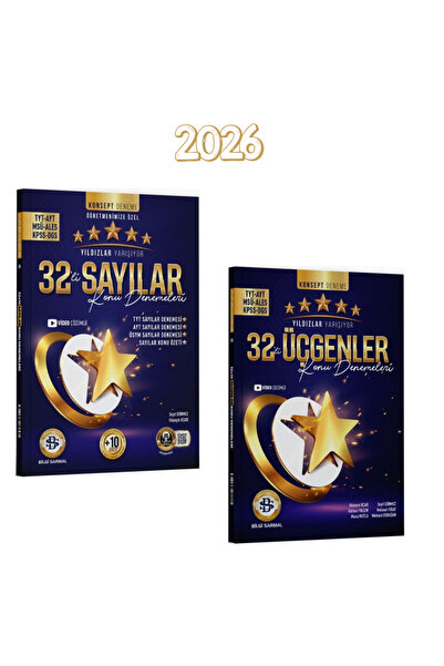 Bilgi Sarmal Yayınları 2026 Yıldızlar Yarışıyor TYT AYT Sayılar ve Üçgenler 3...