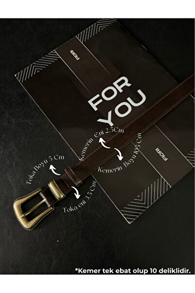 Fiori Bridge Buckle End Suit Women's Trouser Belt, Jacket Belt, Dress Belt, S...