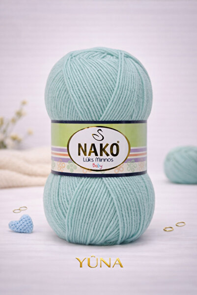 NAKO Luxury Minnoş Knitting Yarn 10482 Azur