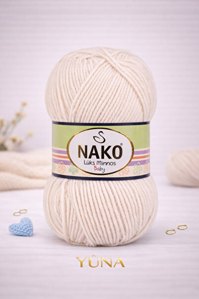NAKO Luxury Minnoş Knitting Yarn 5819 Beige