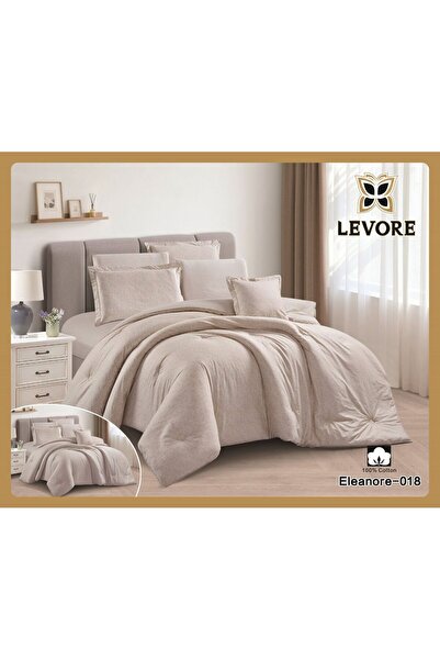 Levore مفرش قطني فاخر نفر ونص ايلانور 5 قطع للفخامه عنوان