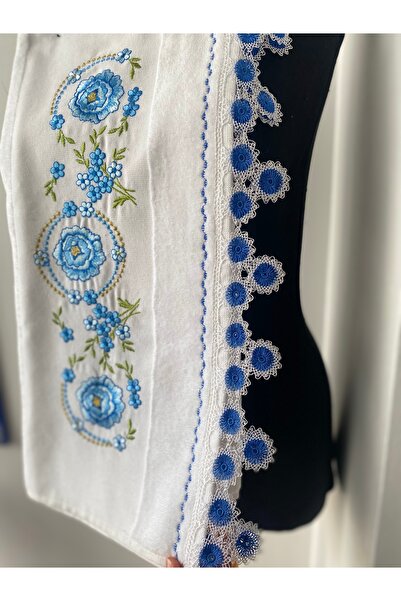 EL YAPIMI 4 قطع مناشف مزينة بالإبر