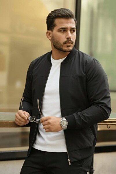 Hiccup JANES Bomber Jacket με φερμουάρ στο γιακά