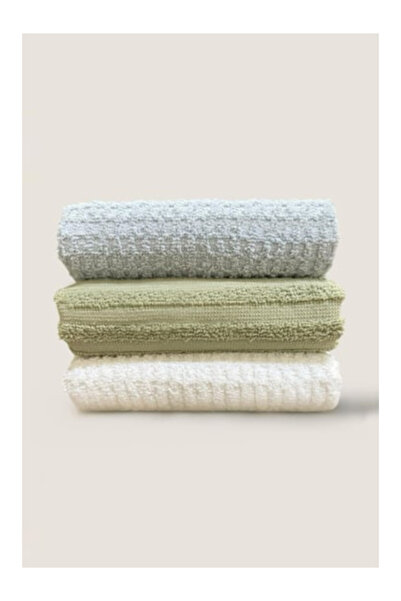 NHR Set of 3 100% Cotton Kitchen Towels 40X65 cm – Soft and Highly Absorbent ...