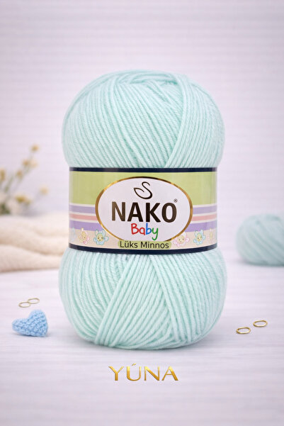 NAKO Luxury Minnoş Knitting Yarn 280 Green