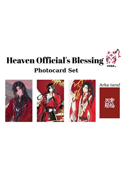 Hara Company Heaven Official's Blessing ( TGCF ) Hua Cheng Photocard Seti / K...