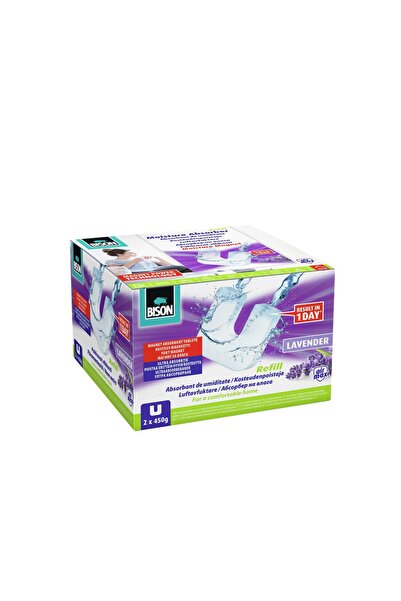 Bison AirMax dehumidifying magnet tablet, lavender - 2 x 450 g