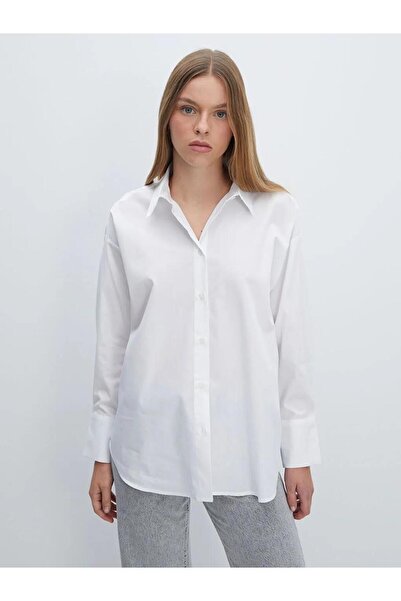 LC Waikiki oversized Ποπλίνα Γυναικεία πουκάμισα (W4)