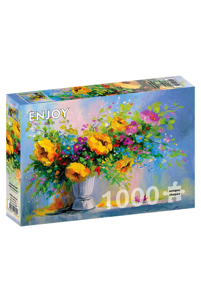 Enjoy Puzzle Puzzle 1000 piese Buchet Enjoy cu flori galbene