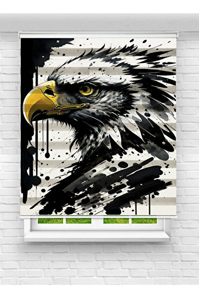 Eagle Printed Zebra Roller Blinds – Modern Decorative Zebra Curtain