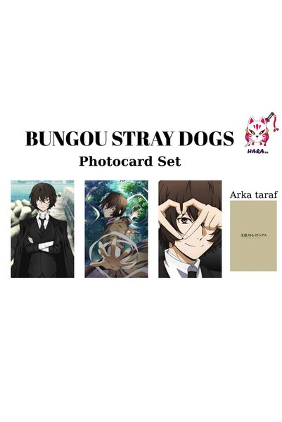 Hara Company Bungou Stray Dogs Animesi Osamu Dazai Anime Photocard Seti / Kol...