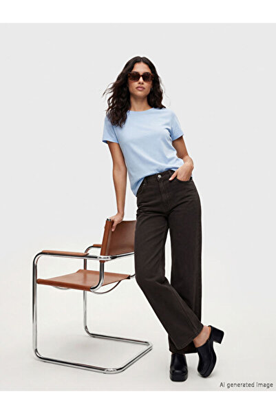 LC Waikiki Rmz Gi̇yi̇m Farkiyla Wide Leg Women's Jean Pants