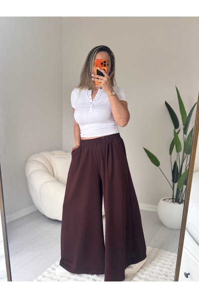 Rozella Butik Wide-Leg Skirt Pants