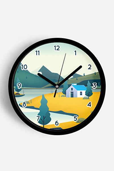 JHAAR Abstract - Boem - Natură - Ceas de perete modern cu vedere la mare - 35...