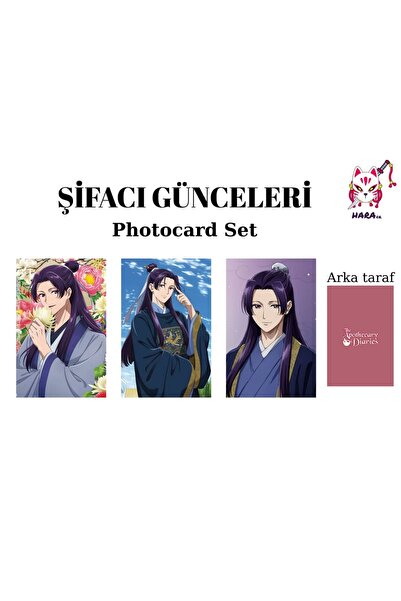 Hara Company Şifacı Günceleri Animesi Jinshi Anime Photocard Seti / Koleksiyo...