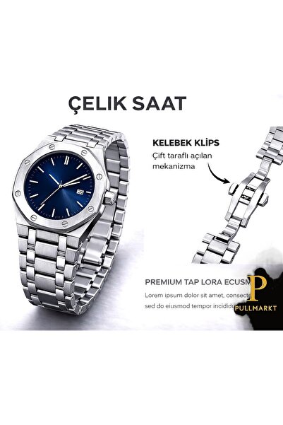 pullmarkt Takvimli - Çelik Kol Saati