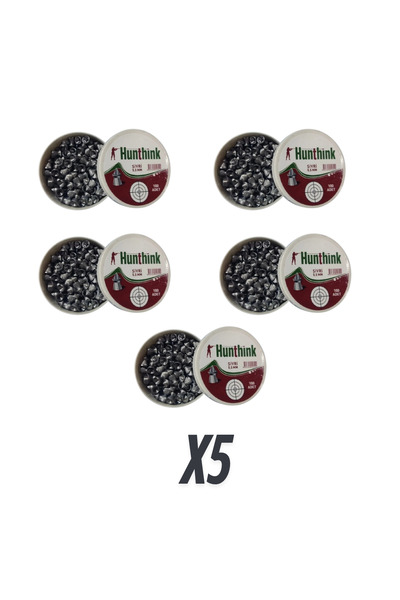 Hunthink 5.5mm Sivri Havalı T. Saçması 5 Paket (500 adet)
