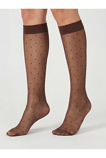 LC Waikiki Freezen Store'dan I 15 Denye Puantiyeli Kadın Diz Altı Çorap 2'li