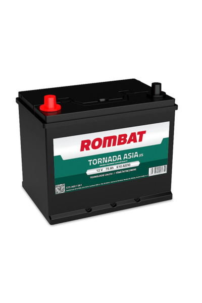 Rombat Baterie auto Tornada Asia 75Ah 12V 57536G1061