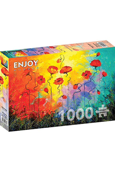 Enjoy Puzzle Παζλ 1000 κομμάτια Απολαύστε – Μαγικά Παπαρούνια
