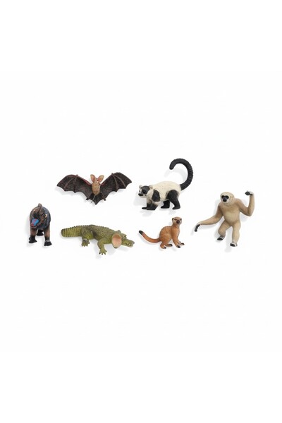 TUFY TOYS EGZOTİK ORMAN HAYVANLARI FİGÜR SETİ