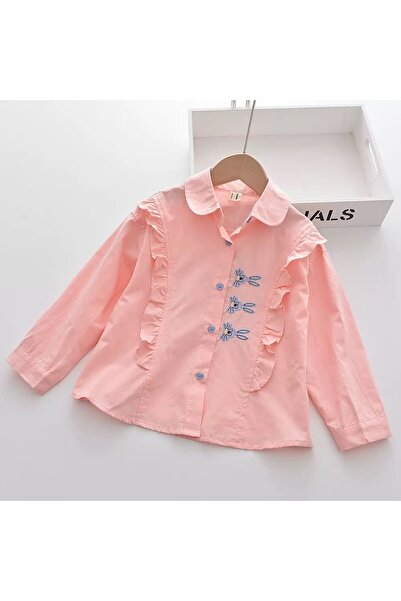 melisam.msg Devojčica košulja 100% pamuk Vezena 3 Zeca