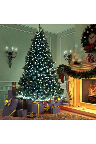 FAMİLY Șir luminos - 50 LED-uri - alb rece – cu cablu de 5 m - 8 programe