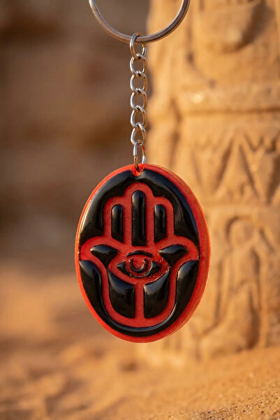 N NOXXO Handmade Hamsa Hand Keychain - Special Resin Coated Protective Lucky ...