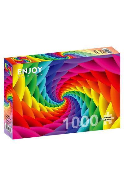 Enjoy Puzzle Puzzle 1000 de piese Bucurați-vă de vârtejul curcubeului gradient