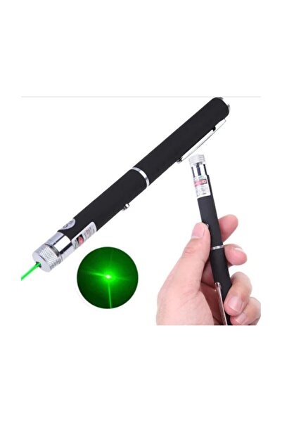 ozbience Yüksek Güçlü Metal Kasa Nokta Lazer Green Laser Pointer