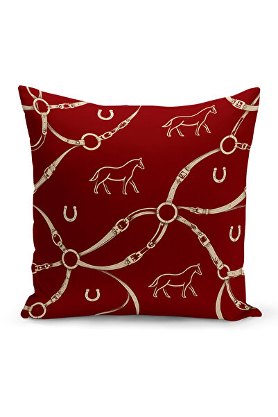 Bertille Home Classic Horse Series Double Sided Digital Printed Throw Pillow ...
