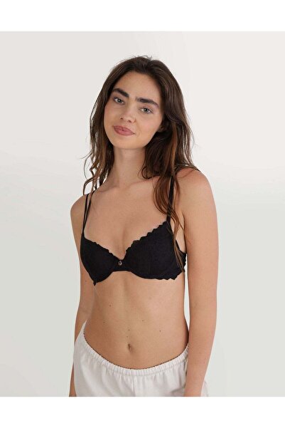 AMERICAN EAGLE Show Off Rosey Lace Demi Push Up Bra