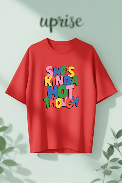 Vordevia Είναι λίγο σέξι με τύπωμα Βαμβάκι lu oversized T-shirt