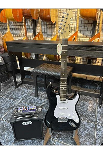 MASTERWORK ELEKTRO GİTAR , AMFİ, KABLO, KILIF,ASKI TAM SET