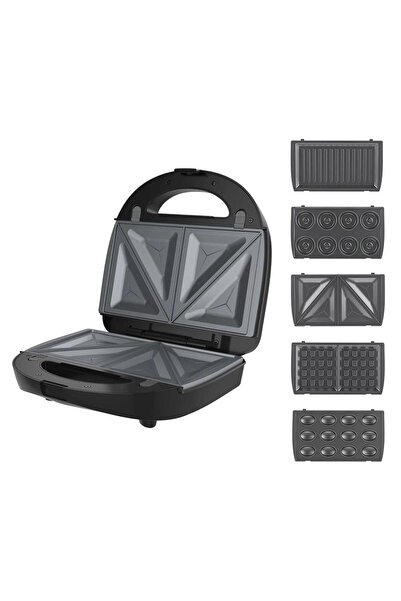 WINNINGSTAR – Sandwich maker antiaderent 5 în 1 – 750 W