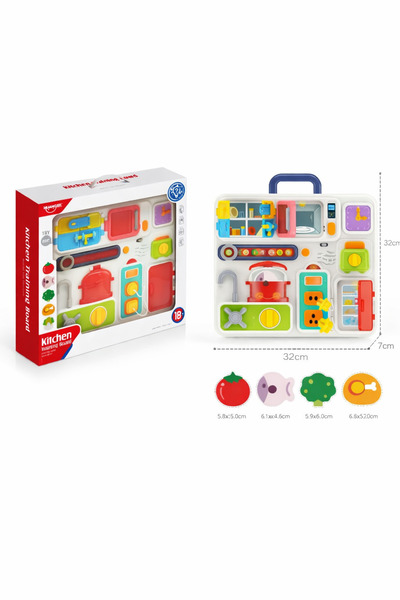 OEM Tablă Activități Montessori Bucătărie cu Lumini și Sunete, Busy Board Int...