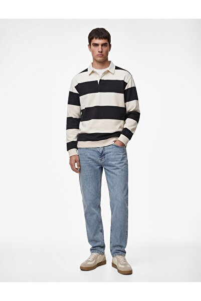 Koton Tapered Joe Açık Mavi Erkek Jean Pantolon 6SAM40028ND
