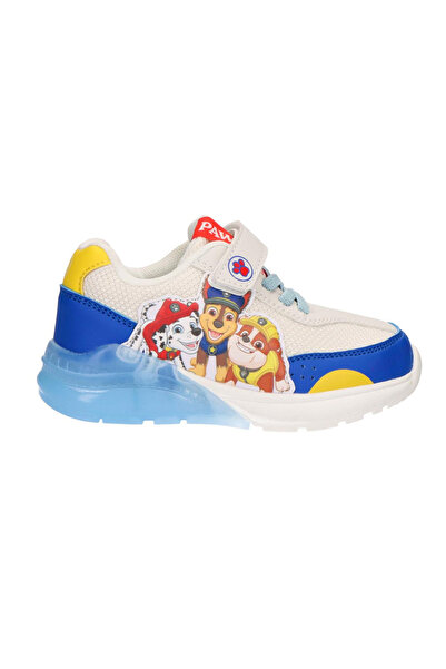 PAW PATROL Sneakerși din pânză luminoși cu talpă TPR, 23 EU, Albastru