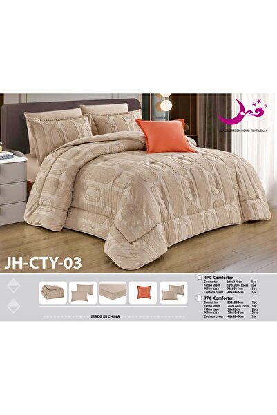Moon Summer Jacquard Double Bedspread Set, 6 Pieces