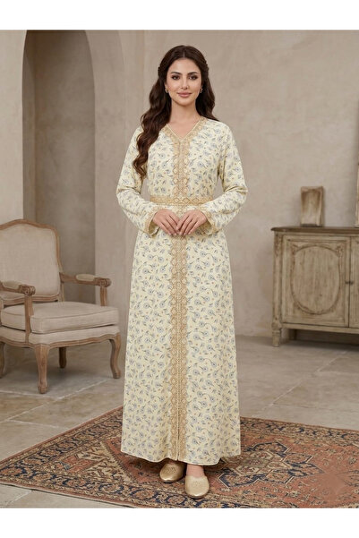 ISHRAQAT AL-AMAL فستان طويل راقي بربطه بالخصر