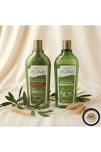 Dalan D olive color protecting shampoo and nourishing shower gel at the same ...