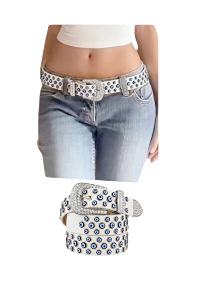 targay Evil Eye Beaded Belt I